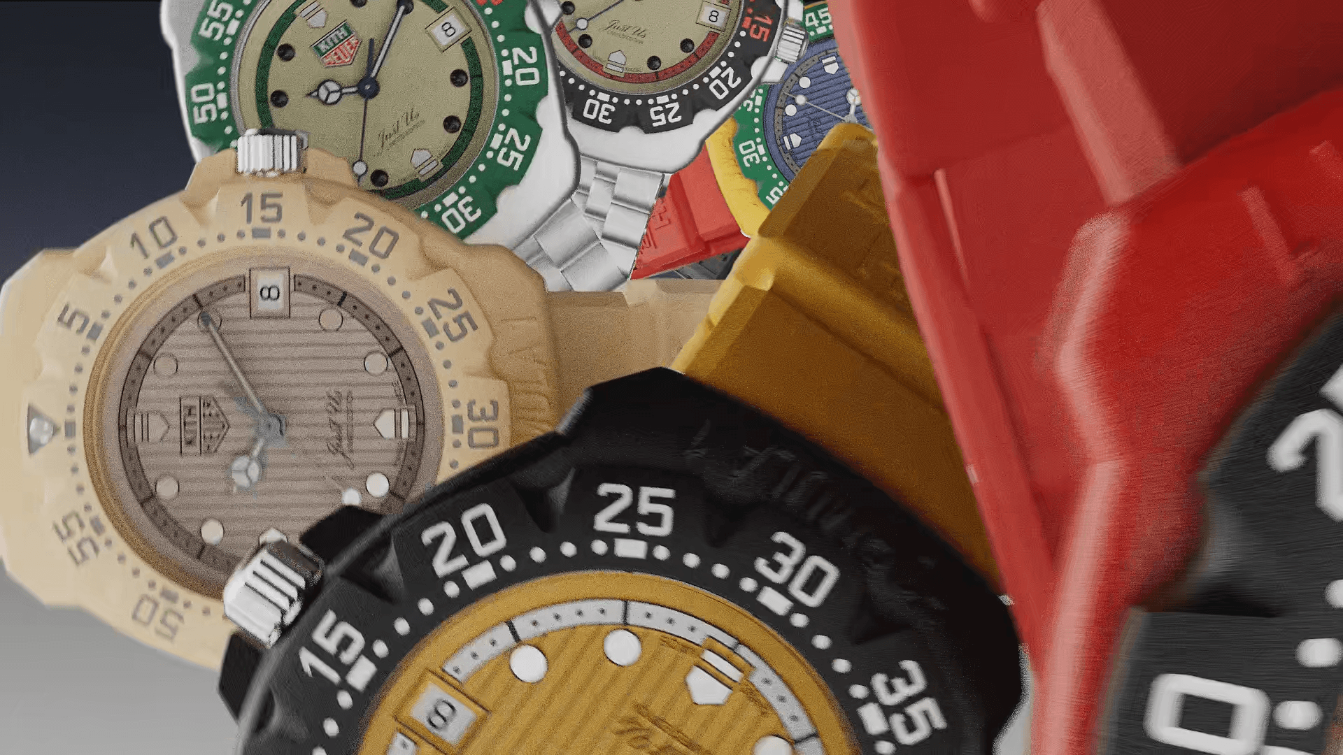TAG HEUER & KITH CGI, Art Direction & Product Visualization